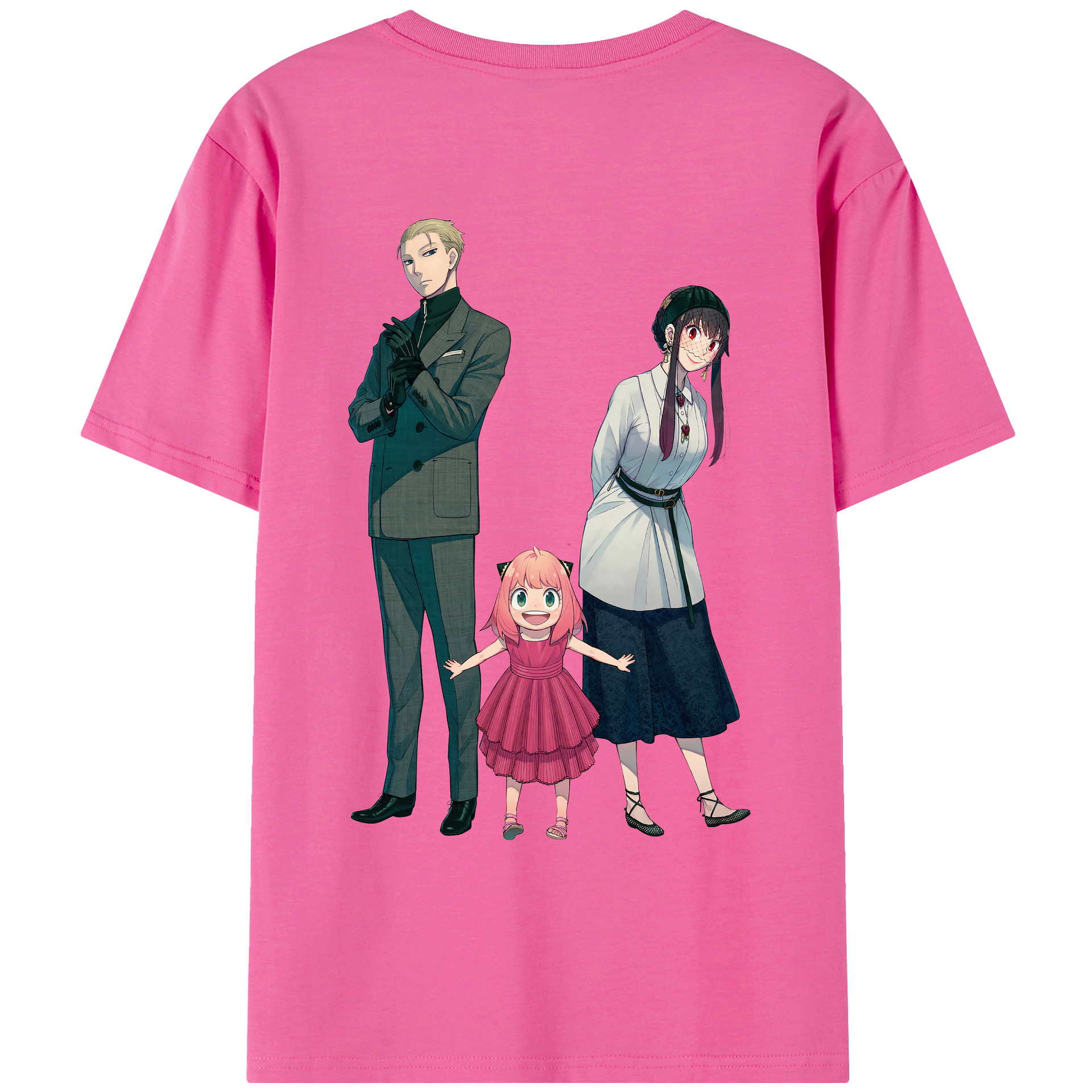 （画像用） SPY×FAMILY间谍家家酒 レディース半袖Tシャツ(バックプリント)